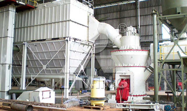 印度尼西亚石英砂制粉生产现场